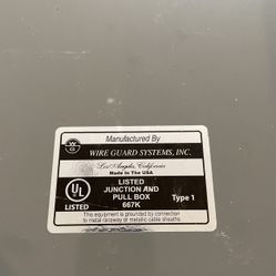 Listed Junction And Pull Box 667k