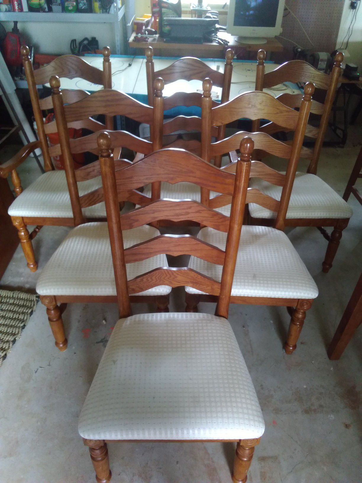 Sale Weekend Table and Six Chairs
