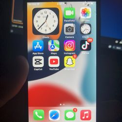 Cracked unlocked to any carrier or trade in iPhone 6S with screen blemishes 