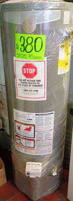 Rheem water heater 40gL