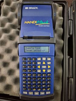 Brady HandiMark Portable Label Maker