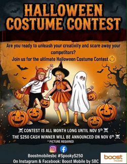 Boost Costume Event!