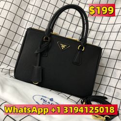 prada leather should bag women