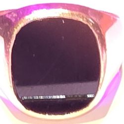 🔥 Vintage 18K Italian Gold Signet Ring (1970s) – Size 13 – 12.2g