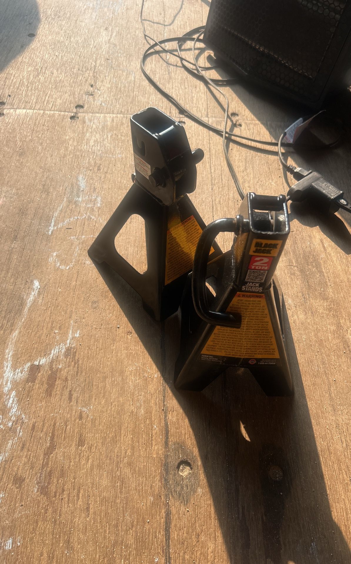 Set Of 2 Ton Jack Stands 