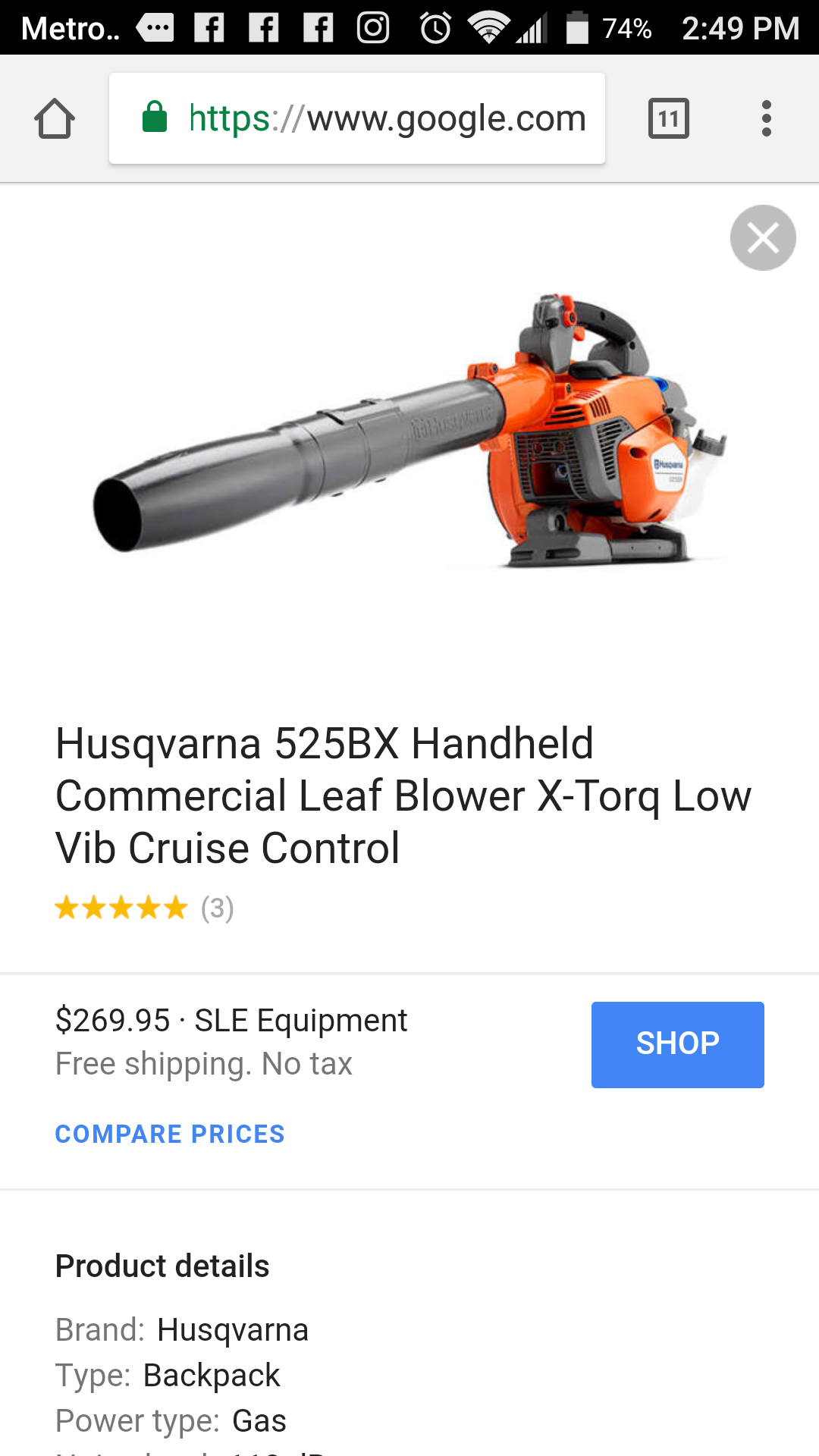 Leaf blower gas hasquvana