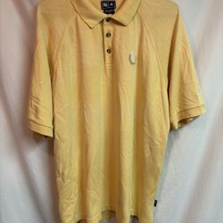 Men's Adidas Yellow Polo