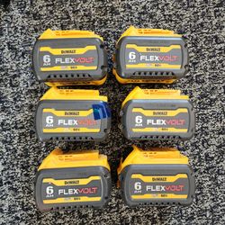 Dewalt 6ah flexvolt 20v 60v lithium battery packs