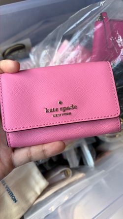 NEW KATE SPADE BUBBLE GUM PINK WALLET MINI