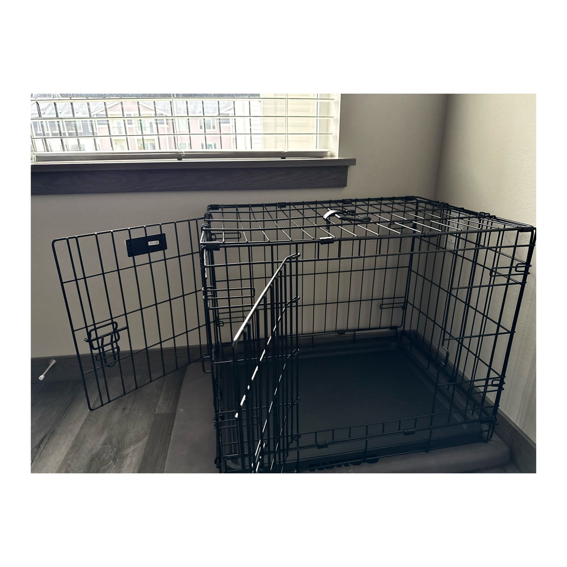 2 Door Dog Crate For Sale, Measurements In Description