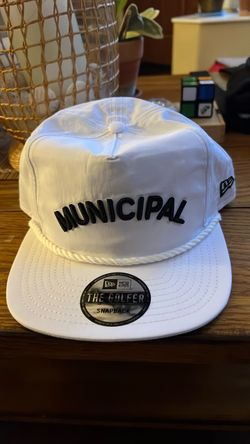Municipal x New Era The Golfer Snapback Hat (White, Black, & Navy Blue available)
