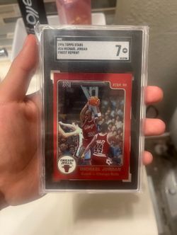 Michael Jordan Topps Stars 1996 SGC 7 Authentic