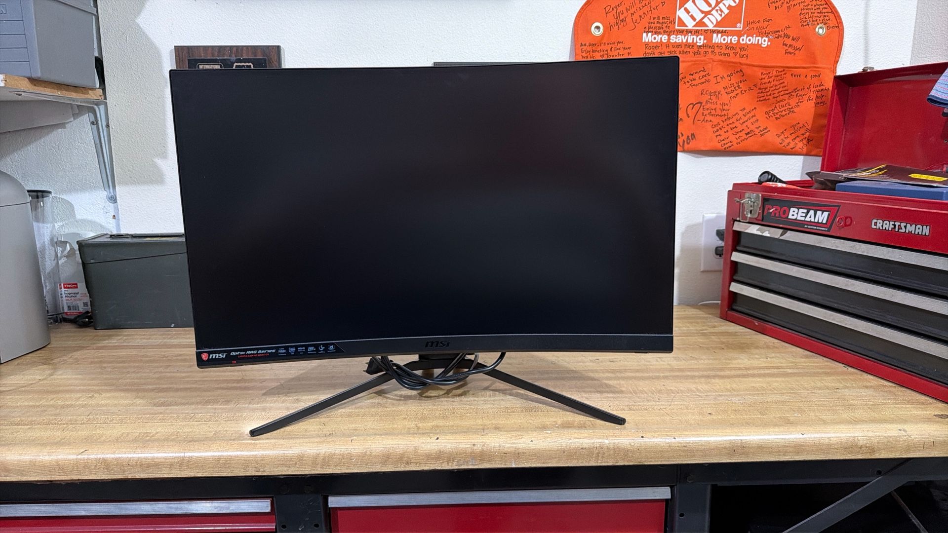 27 Inch MSI 1440 P Gaming Monitor 165 HZ 1 ms