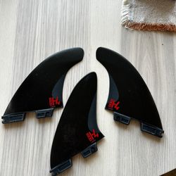 FCS2 H4 Large Tri Fin Carbon Set