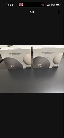 Google Nest Thermostat With sensor 4th Gen - *New* - $150 Ea.