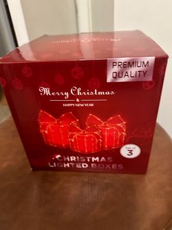 Christmas light boxes