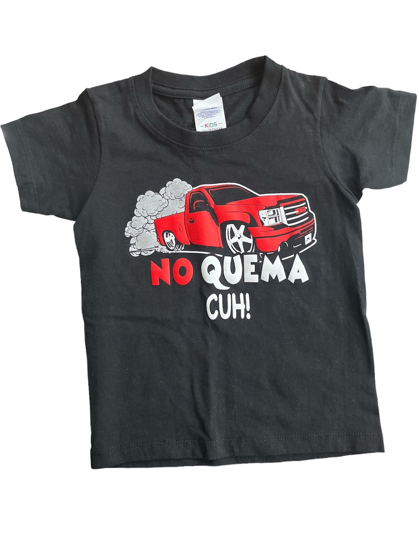 No Quema Cuh truck T-shirt plain black Kids T -Shirt