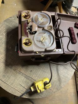 Vintage Revere Model T100 T-100 Reel To Reel Tape Recorder Player 1(contact info removed) In Working Condition 