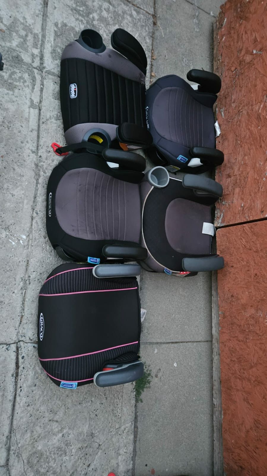 Booster Seats 5.00 Each