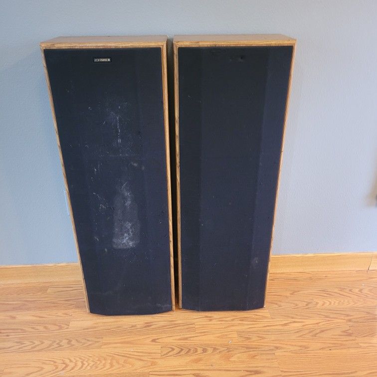 *VINTAGE* Fisher 3-Way Speaker Set