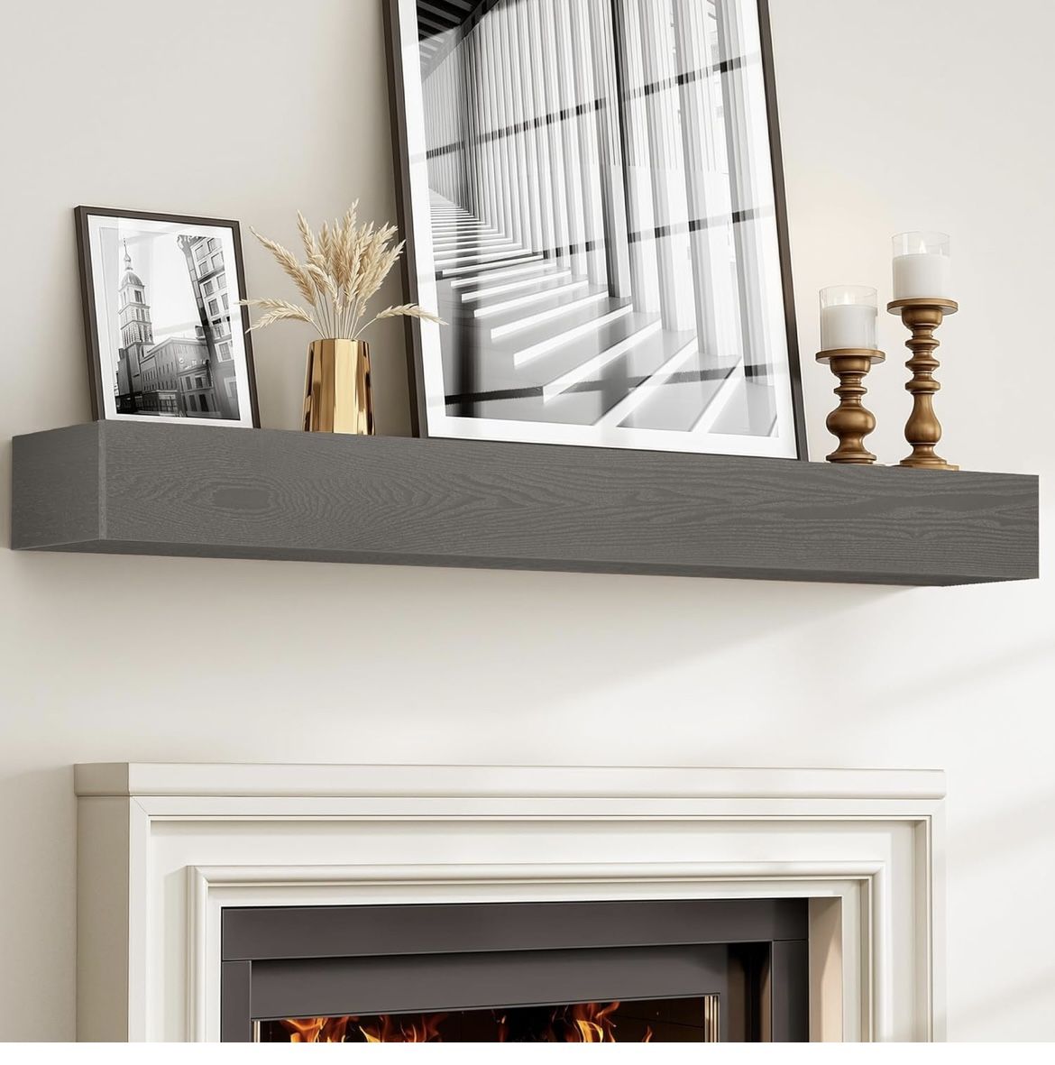 Fireplace/TV Mantel 60x8x6