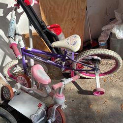 Kids Huffy Bone With Training Wheels