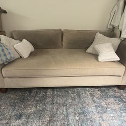 Beige Sofa / Chaise (Recamier)