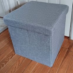 Cube Foot Rest Stool With Storage 