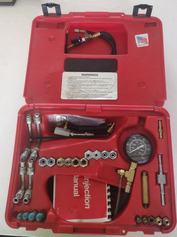 FUEL INJECTION PRESSURE TESTER GAUGE SET