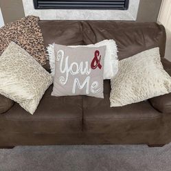 Beautiful Brown Couch Loveseat