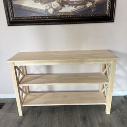 48” Wood Console Table