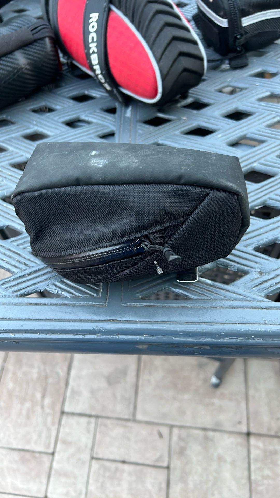 Under the seat, Bike tools holder