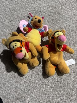 Winnie the Pooh & Tigger Disney Plush Set of 3