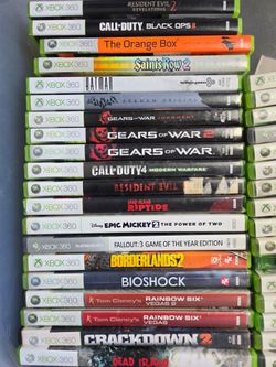 XBOX 360 GAMES $5 EACH- TESTED