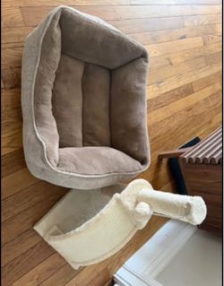Cat scratcher and bed