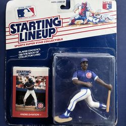 1988 Andre Dawson Cubs Starting Lineup Sealed