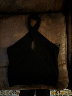 Forever 21 cross neck top