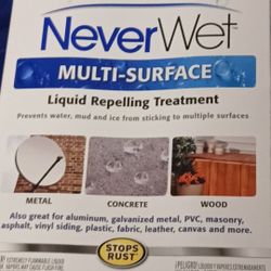 Rust-oleum Never Wet Repelant 