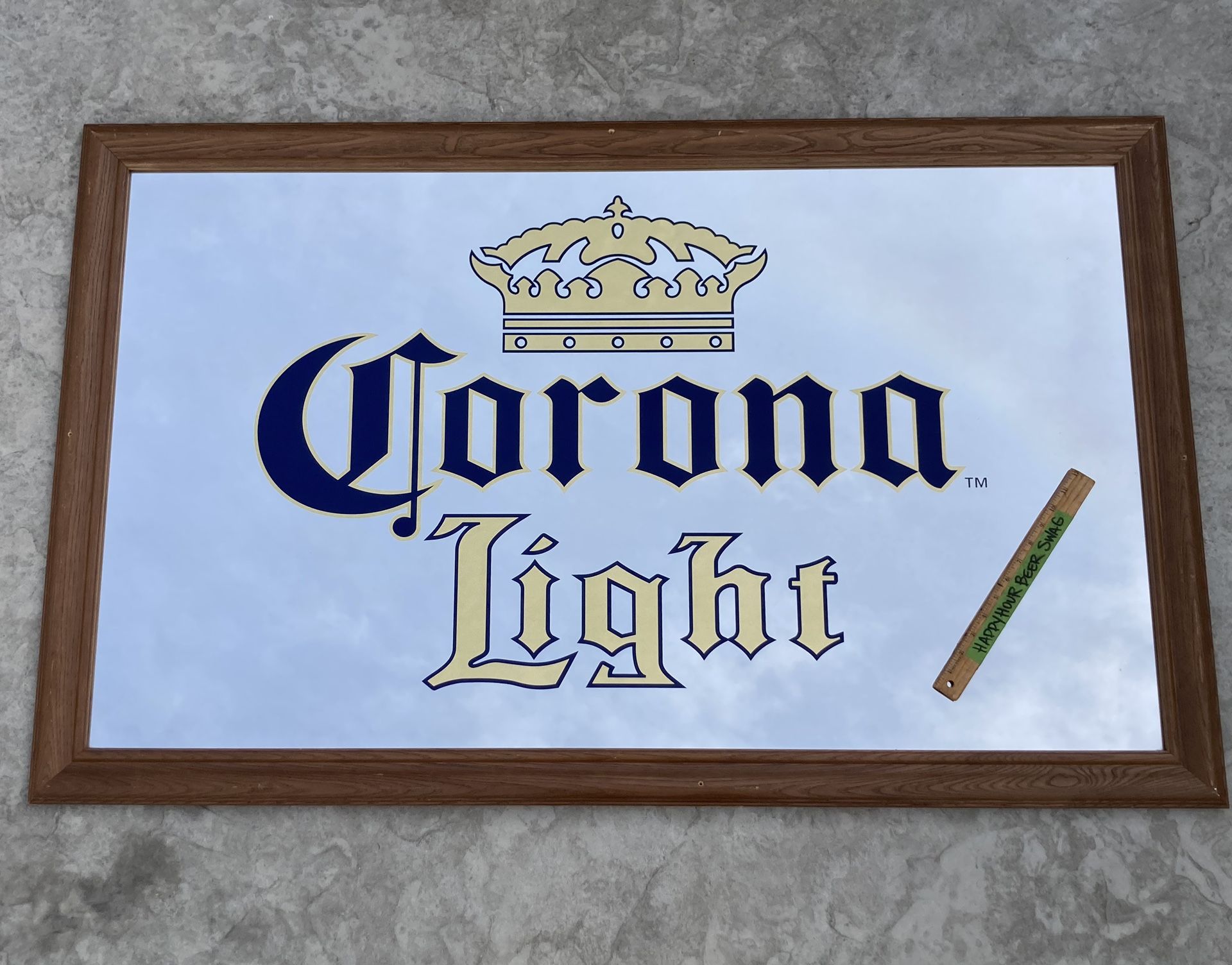 🎁 Corona Light Large Beer Bar Sign Mirror