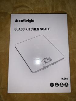 Glass kitchen Scale