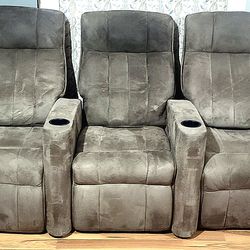 Theater style couch