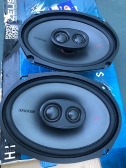Kicker 44KSC69304 KS Series 6"x9" 3-way car speakers