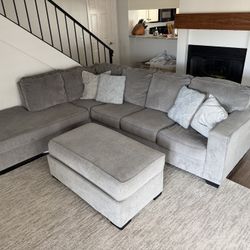L-shape Couch W/ Ottoman