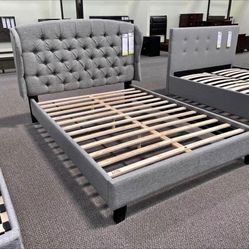 Queen Bed With-Mattress