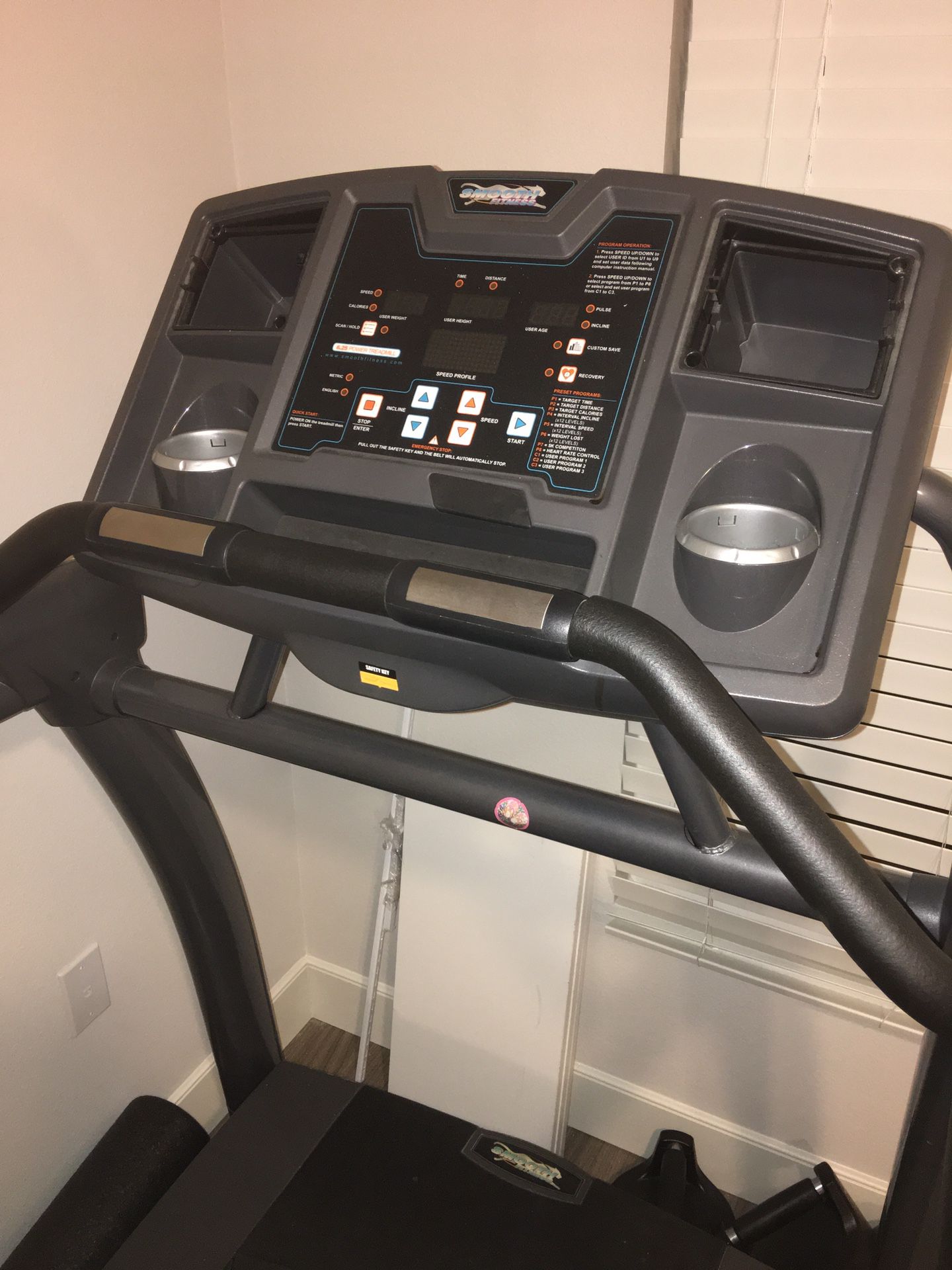 Smooth Fitness Treadmill 6.25