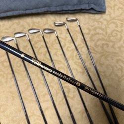 Rare Japanese Kasco Power Tornado Golf Irons 5-9, wedges: pitching, approach, sand