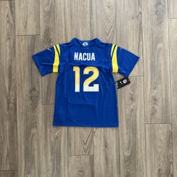 Youth LA Rams #12 Puka Nacua Stitched Jersey , S to XL