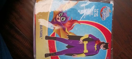 Holloween costume  batgirl  size 12-14