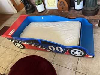 Race Car Toddler Bed With Mattress