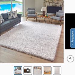 NEW Costco Thomasville Luxury Shag Rug 9’5” x 13’ Cream – $600 Retail